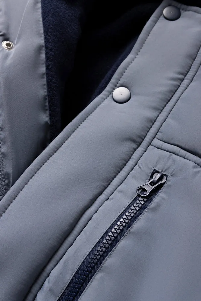 PUFFER PARKA JACKET BLUE sold by Ackermas product image thumbnail 2