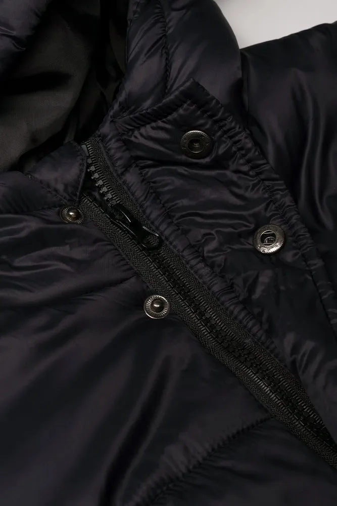 Hooded Puffer Jacket Black sold by Ackermas product image thumbnail 2