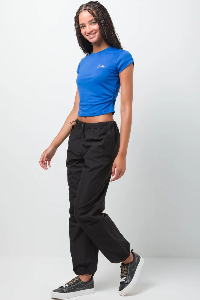 T-Shirt With Side Rouching Blue sold by Ackermas product image thumbnail 2