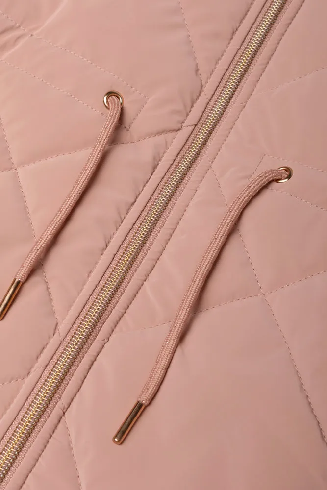 Hooded Puffer Jacket Pink sold by Ackermas product image thumbnail 3