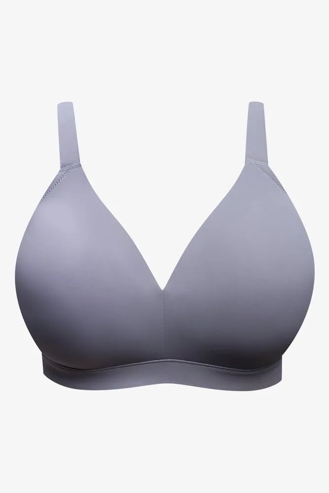Plus Size 2 Pack Smooth Padded Wirefree Bras Grey And Blue sold by Ackermas product image thumbnail 3