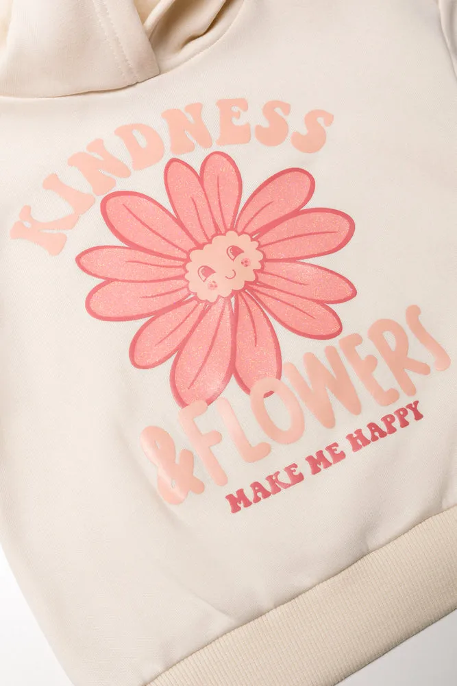 2 Pack Flower Hoodies Peach And Cream sold by Ackermas product image thumbnail 2