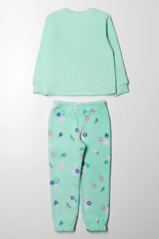 Fleece Bunny Pyjamas Green sold by Ackermas product image thumbnail 4