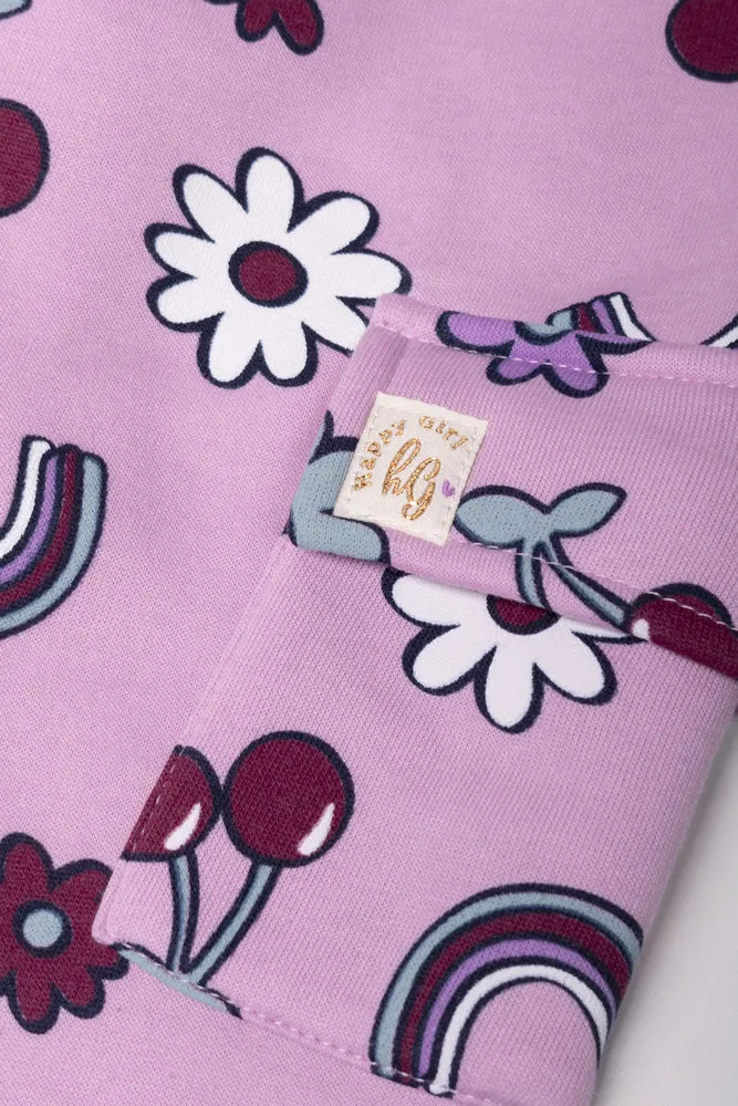 Printed Trackpants Purple sold by Ackermas product image thumbnail 2