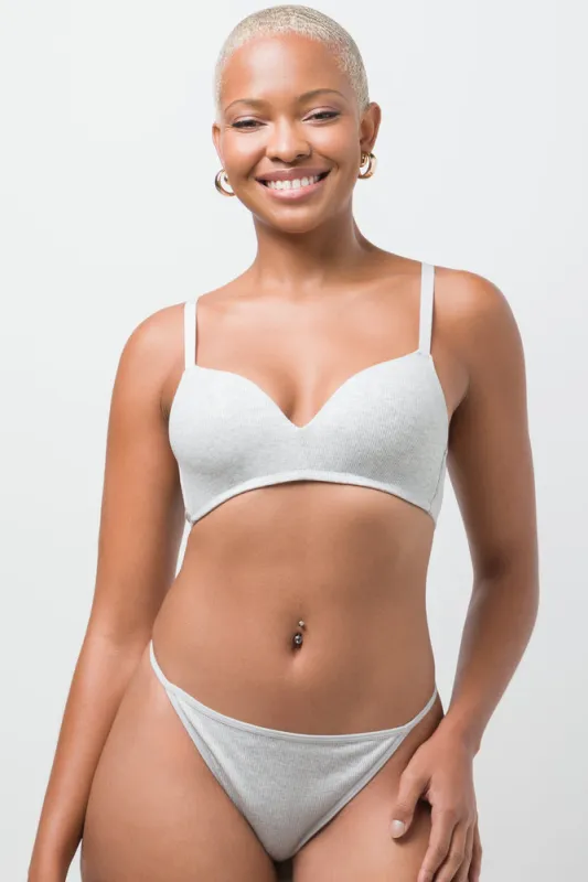 2 Pack Padded Wire Free Bra Small Black And Grey sold by Ackermas