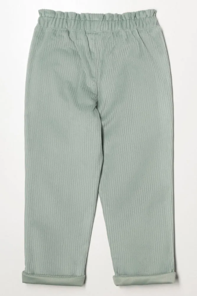 Paperbag Cord Pants Sage sold by Ackermas product image thumbnail 3