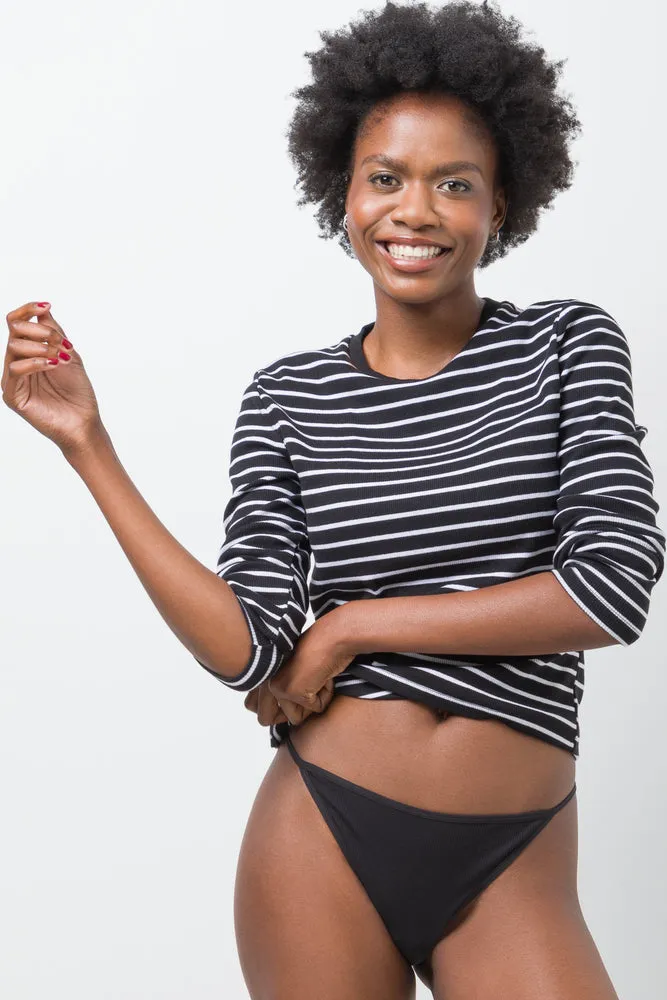 3 Pack Strappy Thongs Grey And Black sold by Ackermas