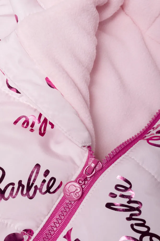 Barbie Puffer Jacket Pink sold by Ackermas product image thumbnail 3