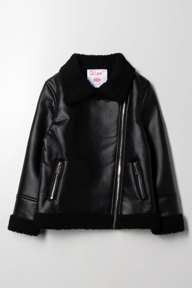 Aviator Jacket Black sold by Ackermas