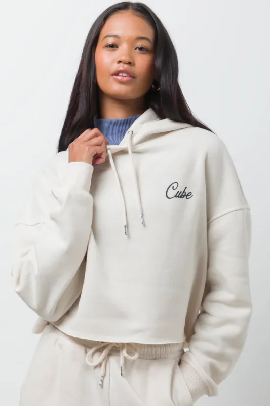 Cropped Hoodie Cream sold by Ackermas