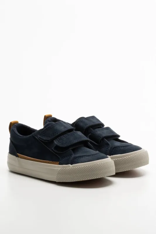Velcro Sneakers Navy sold by Ackermas