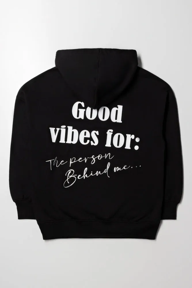 Oversized Hoodie Black sold by Ackermas product image thumbnail 3