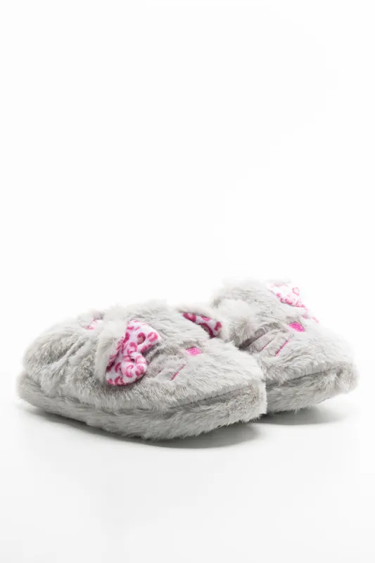 Kitty Slippers Grey sold by Ackermas