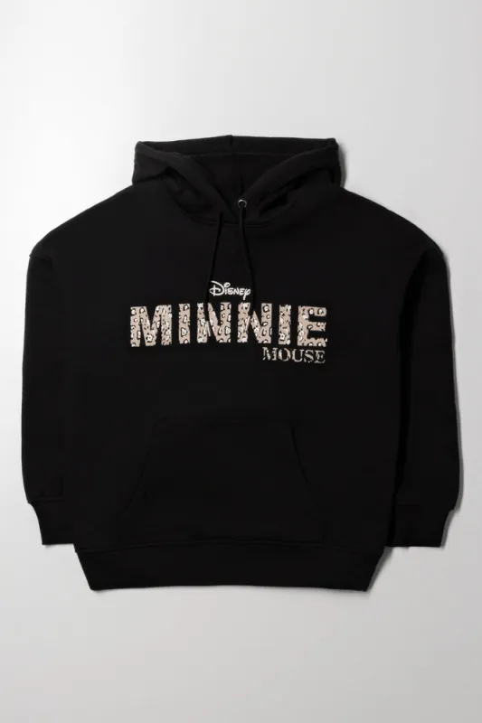 Minnie Mouse Hoodie  Black sold by Ackermas
