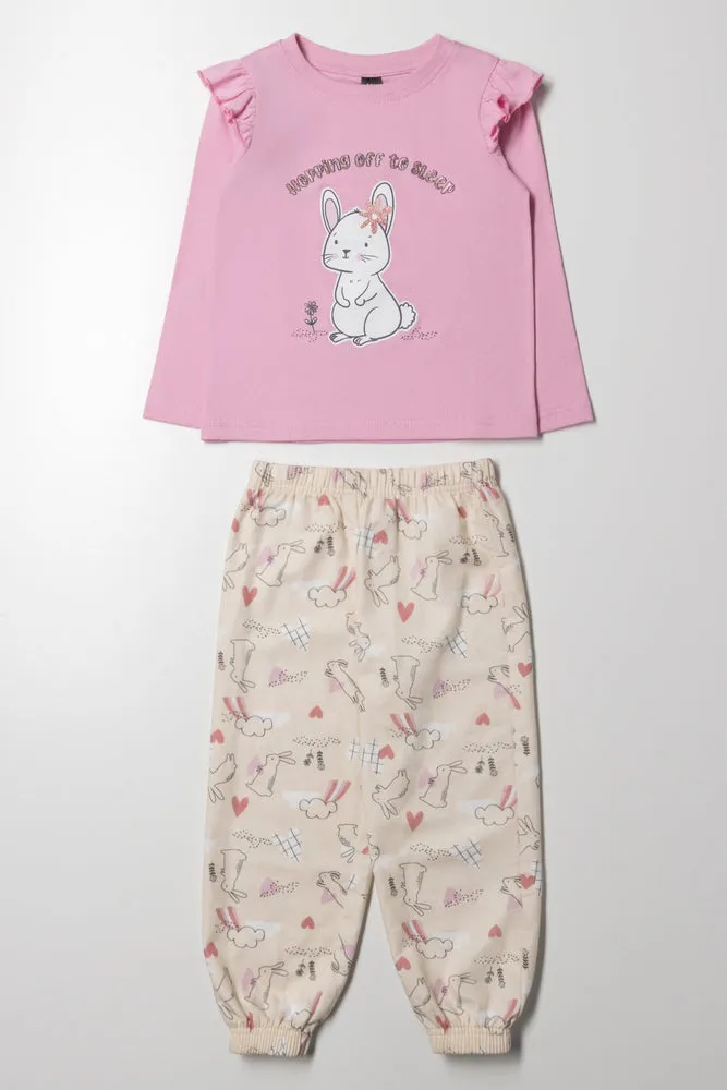Bunny Pyjamas Set Pink sold by Ackermas