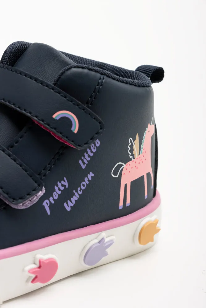 High Top Sneakers Navy sold by Ackermas product image thumbnail 4
