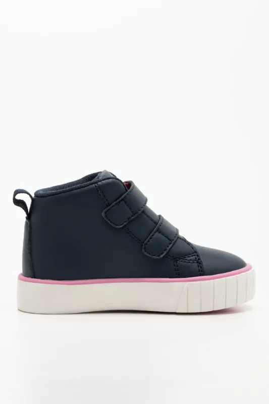 High Top Sneakers Navy sold by Ackermas
