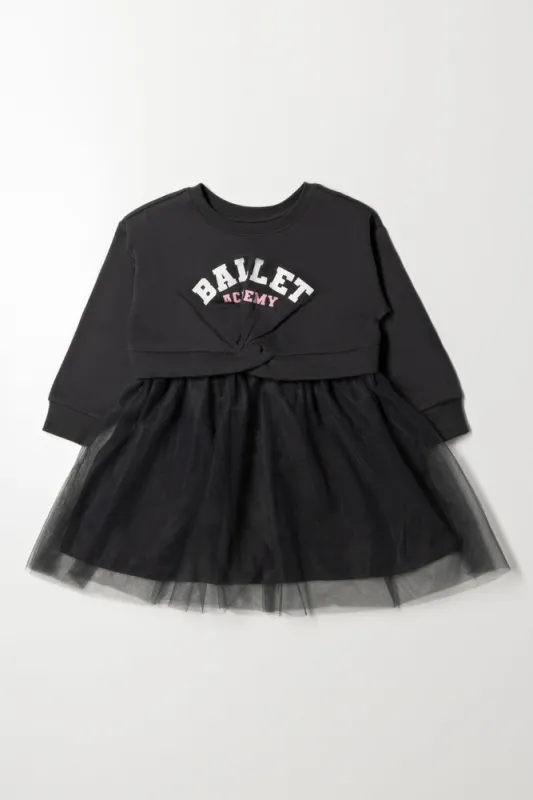 Ballet Dress Dark Grey sold by Ackermas