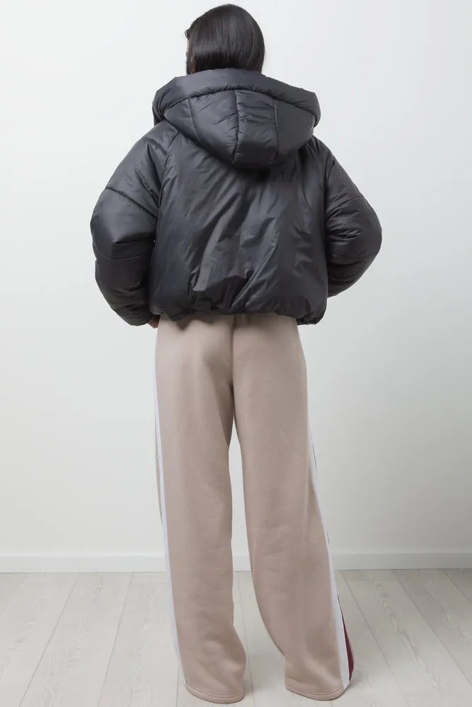 Hooded Puffer Jacket Black sold by Ackermas product image thumbnail 3