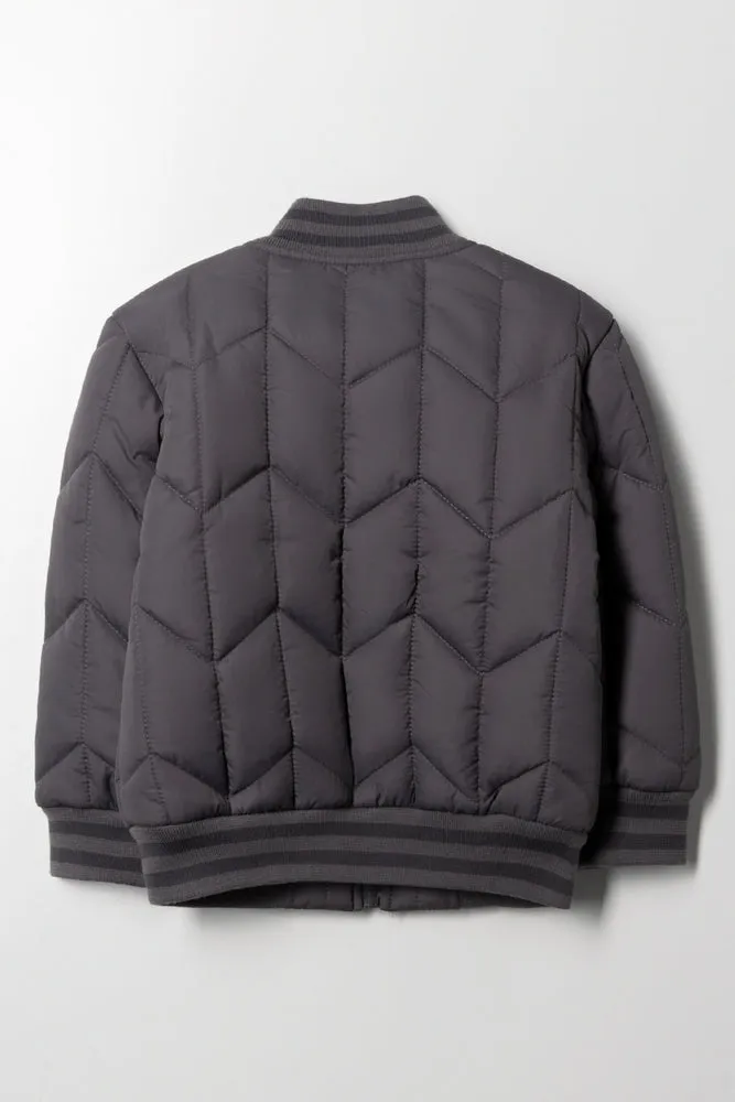Bomber Jacket Grey sold by Ackermas product image thumbnail 3