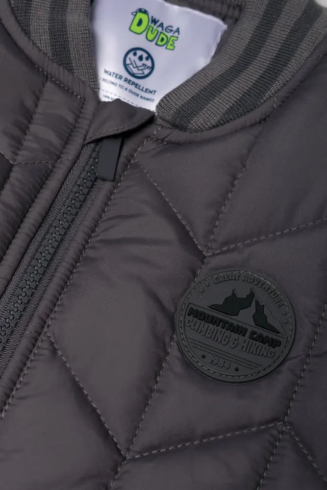 Bomber Jacket Grey sold by Ackermas product image thumbnail 2