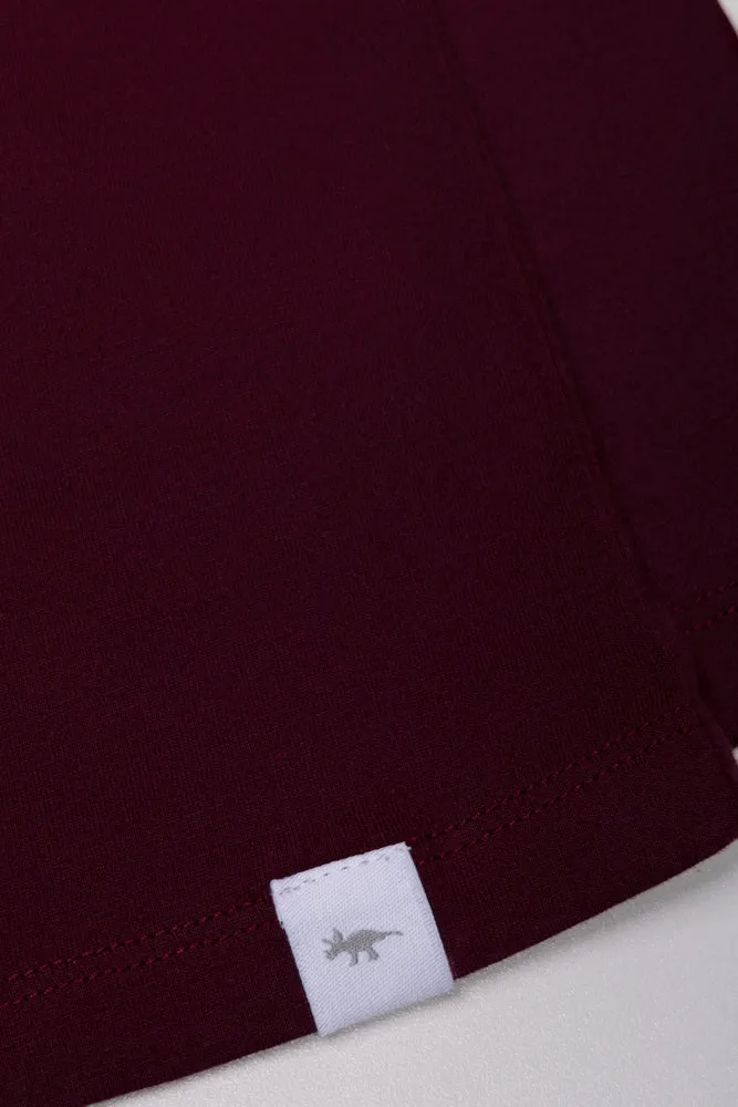 Long Sleeve T-Shirt Burgundy sold by Ackermas product image thumbnail 2