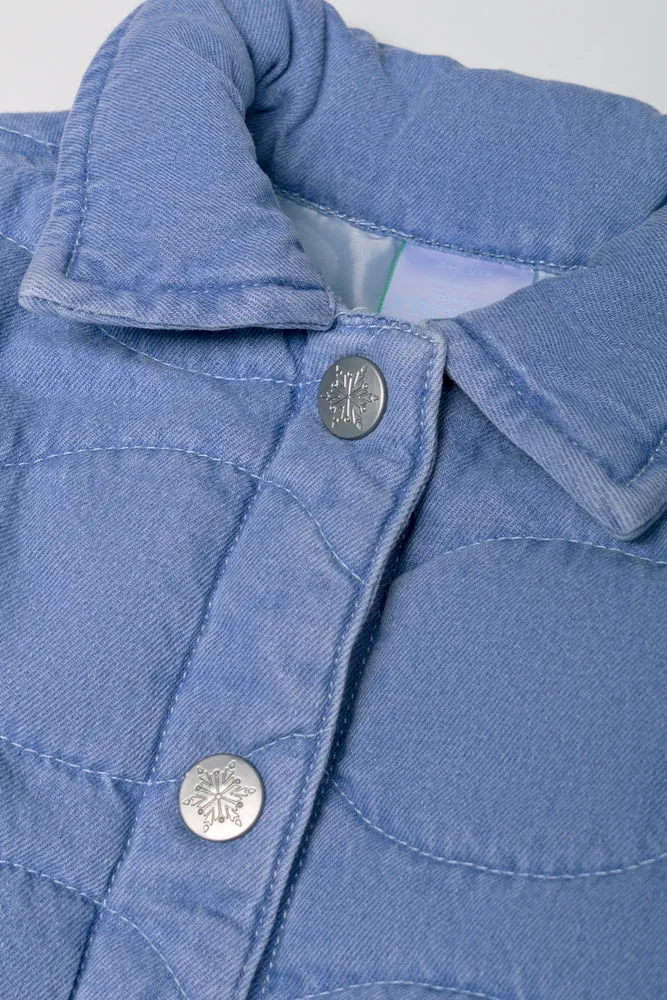 Frozen Quilted Jacket Blue sold by Ackermas product image thumbnail 2