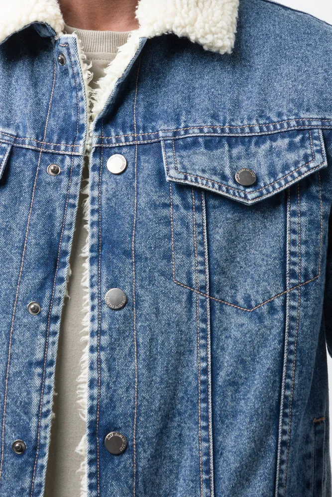 Denim Jacket Blue sold by Ackermas product image thumbnail 4