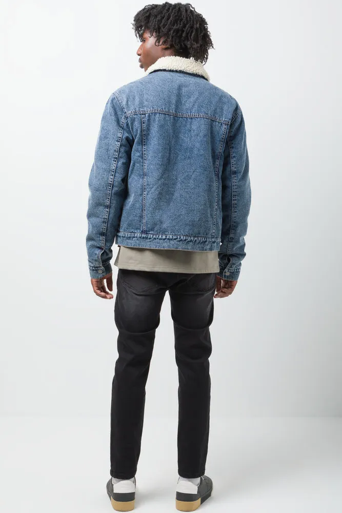 Denim Jacket Blue sold by Ackermas product image thumbnail 3