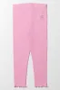 Rib Leggings Pink sold by Ackermas