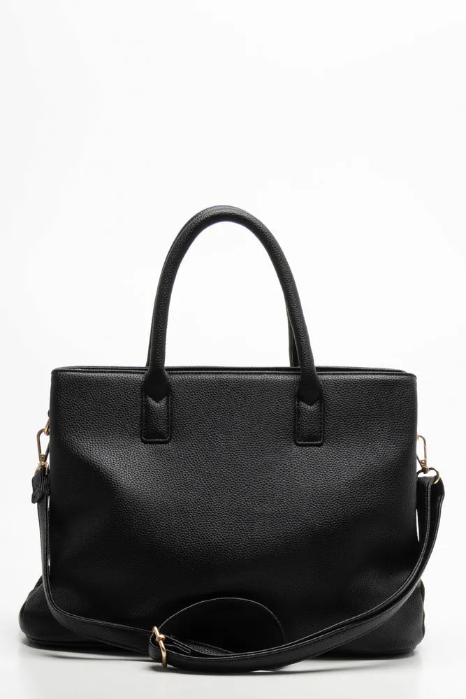 Buckle Tote Handbag Black sold by Ackermas product image thumbnail 3