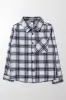 Check Long Sleeve Shirt White And Green sold by Ackermas