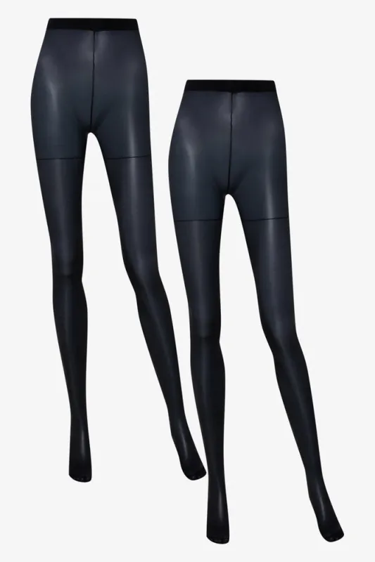 2 Pack Silky Sheer Hosiery Black sold by Ackermas