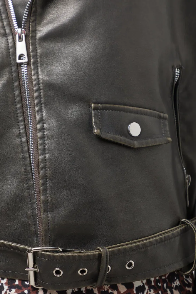 Biker Jacket Dark Grey sold by Ackermas product image thumbnail 4