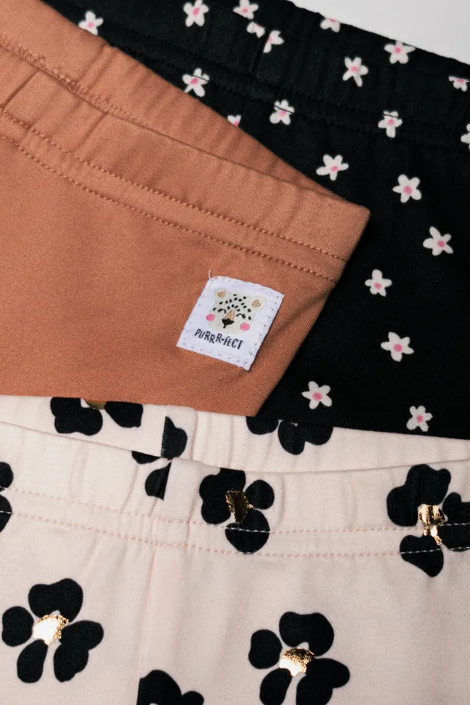 3 Pack Leggings Natural And Black sold by Ackermas product image thumbnail 2