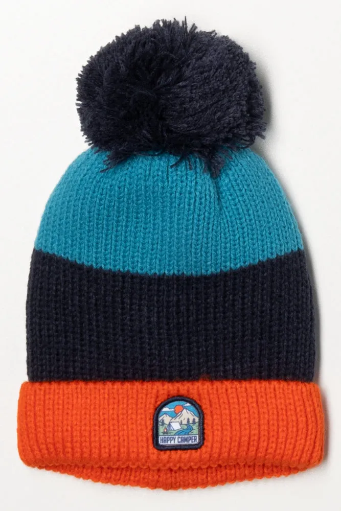 Beanie Blue & Orange sold by Ackermas