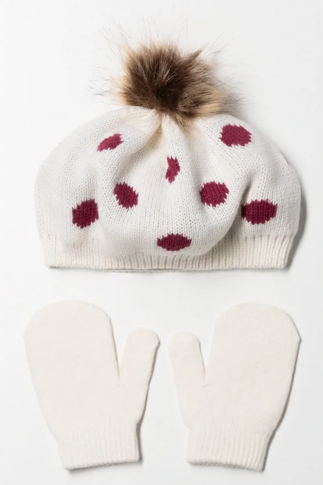 Beret Hat Set Natural sold by Ackermas