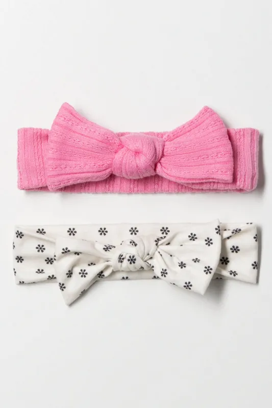 2 Pack Headbands Pink And Cream sold by Ackermas