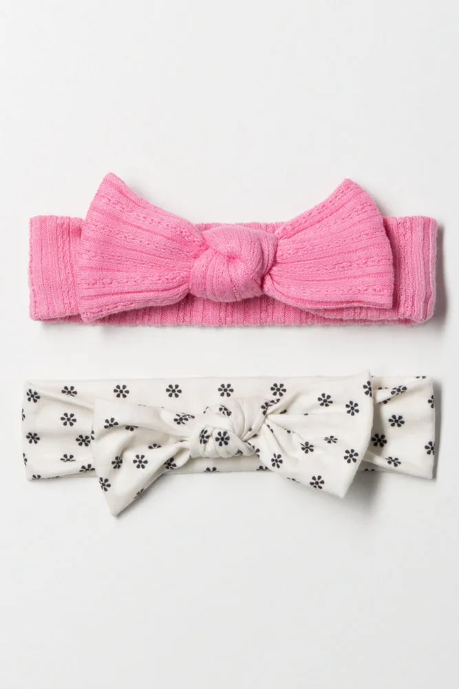2 Pack Headbands Pink And Cream sold by Ackermas