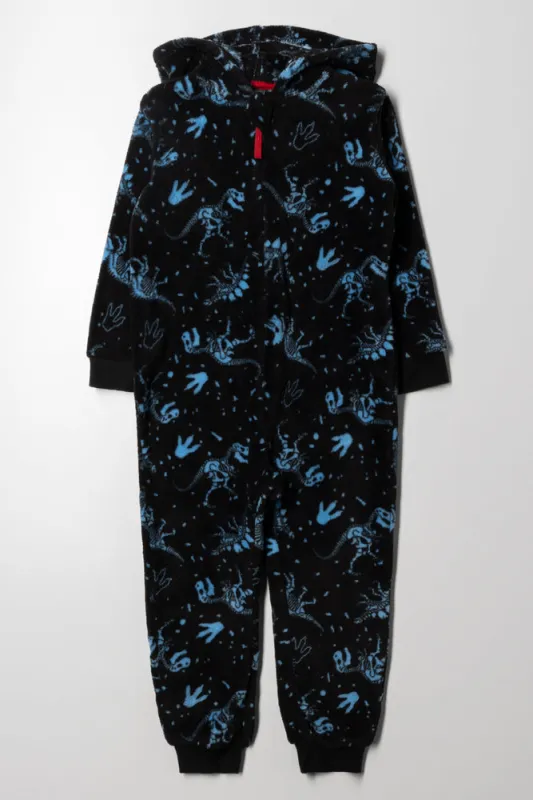 Dino Onesie Black sold by Ackermas