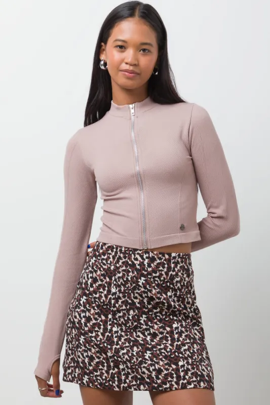 Seamless Zip Through Natural sold by Ackermas