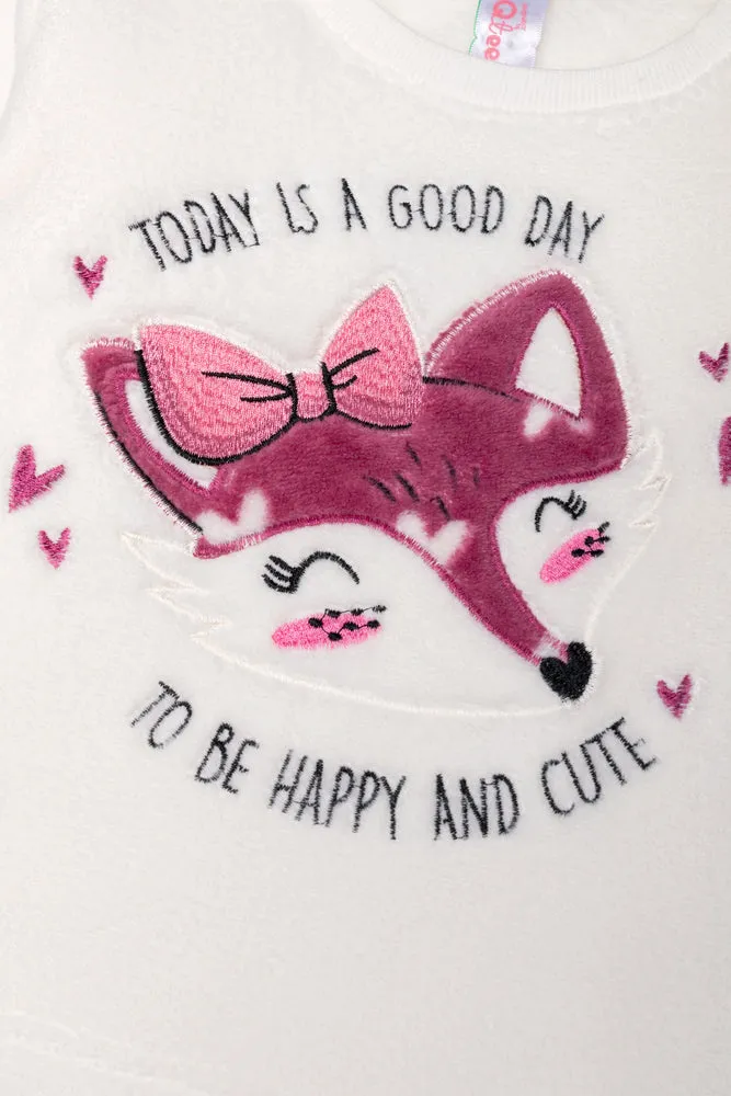 Fox Pyjama Set Cream sold by Ackermas product image thumbnail 2