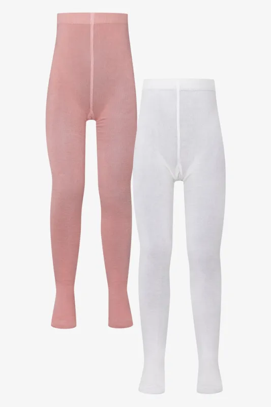 2 Pack Tights Pink And White sold by Ackermas