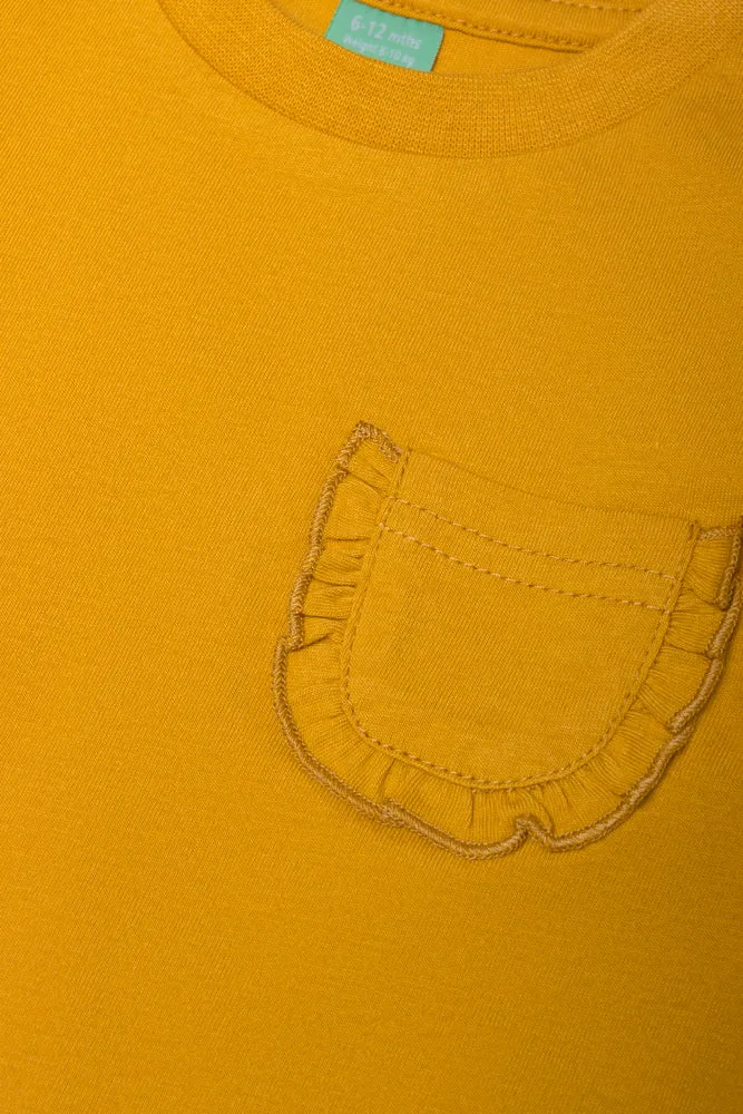 Long Sleeve T-Shirt Yellow sold by Ackermas product image thumbnail 2