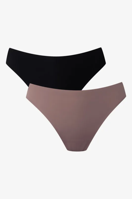 2 Pack Bonded Thong Pink & Black sold by Ackermas