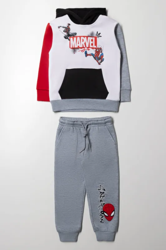 Spider-Man Hooded Tracksuit Grey sold by Ackermas