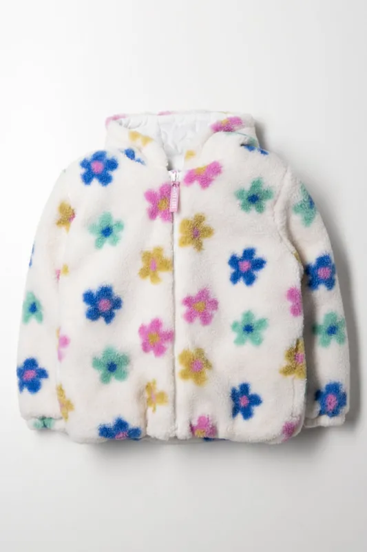 Floral Hooded Jacket Multi sold by Ackermas