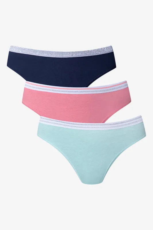 3 Pack Bikini Navy, Pink And Blue sold by Ackermas