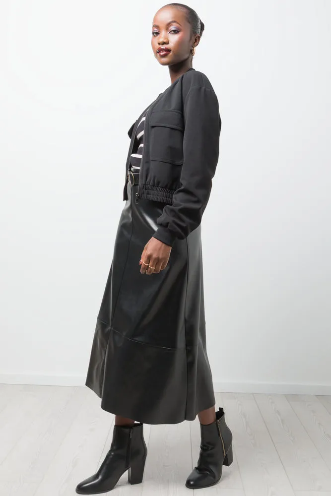 Bomber Jacket Black sold by Ackermas product image thumbnail 2