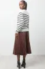 Long Sleeve Stripe T-Shirt White & Black sold by Ackermas